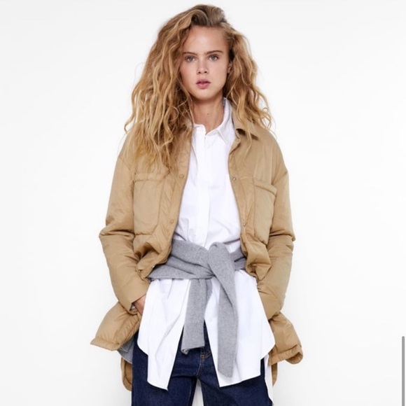 Zara water repellent over shirt size S - Picture 14 of 16